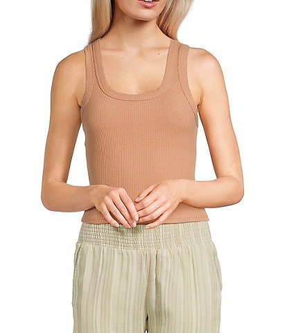 Billabong Rerun Sleeveless Fitted Knit Tank Top