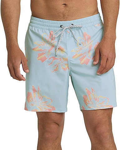 Billabong Seventy Three Tropical Print 16#double; Board Shorts
