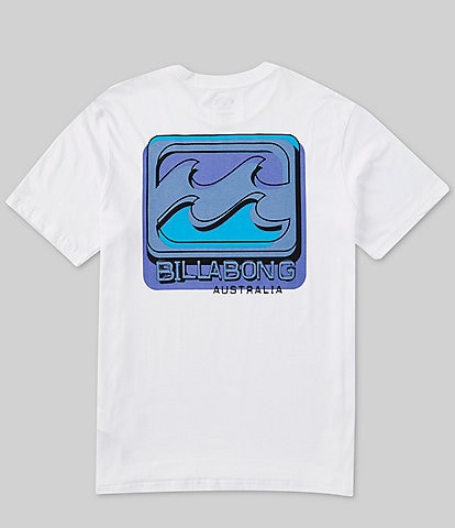 Billabong Short Sleeve Crayon Wave Graphic T-Shirt