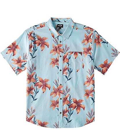 Billabong Short Sleeve Sundays Tropical Floral Woven Shirt