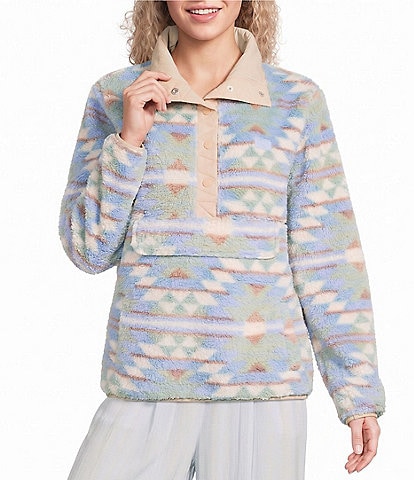 Billabong Switchback Long Sleeve Faux Sherpa Pullover