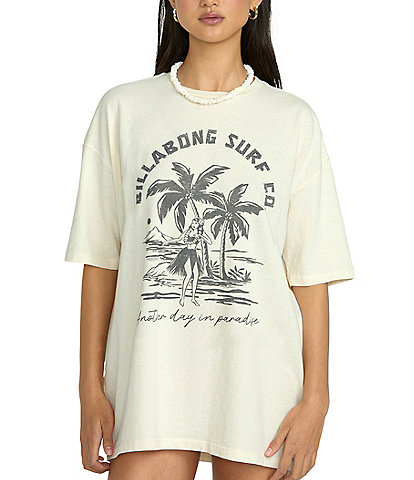 Billabong This Is Tropical Oversized Short Sleeve Graphic T-Shirt