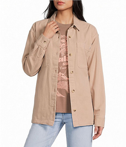 Billabong Washed Ashore Long Sleeve Woven Shacket