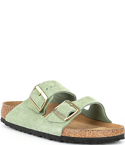 Birkenstock Women's Arizona Soft Footbed Suede Slip On Sandals