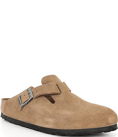Birkenstock Women's Boston Suede Soft Footbed Family Matching Clogs
