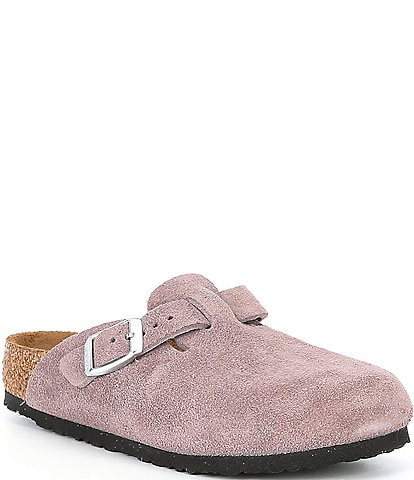 Birkenstock Girls' Boston Suede Clogs (Infant)