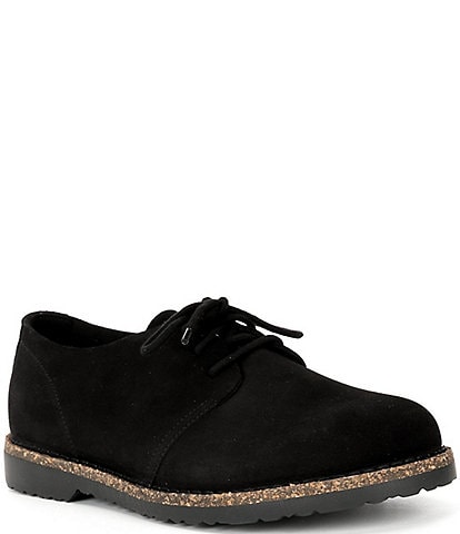 Birkenstock Men's Uppsala Suede Lace Up Oxfords