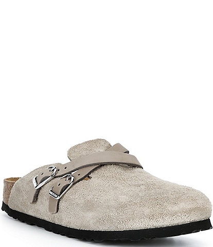 Birkenstock Women's Blair Suede Cross Strap Clogs