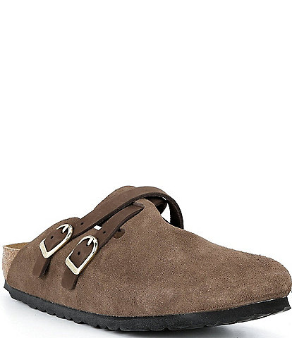 Birkenstock Women's Blair Suede Cross Strap Clogs
