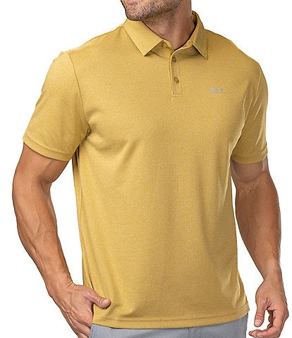 BLACK CLOVER Short Sleeve Miles Polo Athletic Knit Shirt