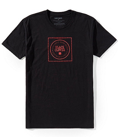 BLACK CLOVER Trademark Graphic Short Sleeve T-Shirt