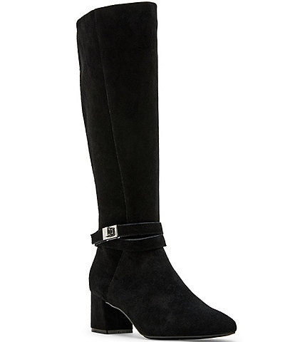 Blondo Ashley Waterproof Suede Block Heel Tall Boots