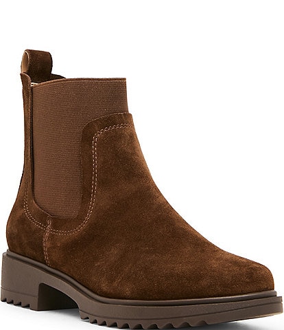 Blondo Cathleen Waterproof Suede Lug Sole Booties