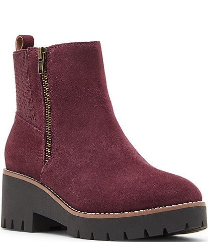 Blondo Damaris Waterproof Suede Leather Booties