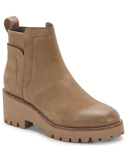 Blondo Danika Waterproof Nubuck Lug Sole Platform Booties