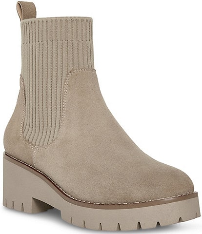 Blondo Darren Waterproof Suede Lug Sole Booties