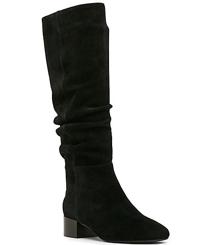 Blondo Hannah Waterproof Suede Slouch Tall Boots