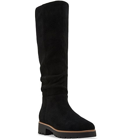 Blondo Kray Waterproof Suede Slouch Tall Boots