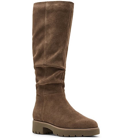 Blondo Kray Waterproof Suede Slouch Tall Boots