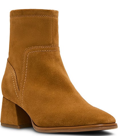 Blondo Marina Waterproof Suede Low Heel Booties