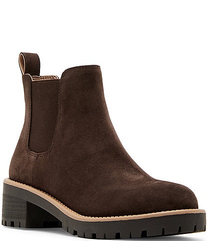 Blondo Mayes Waterproof Suede Lug Sole Booties