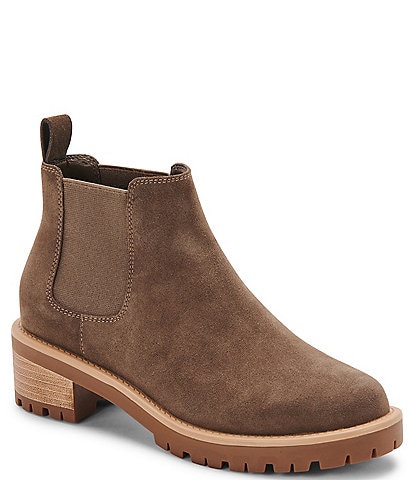 Blondo Mayes Waterproof Suede Lug Sole Booties