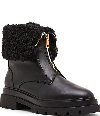 Blondo Parina Waterproof Leather Lug Sole Cold Weather Booties