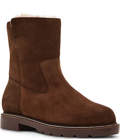 Blondo Proper Waterproof Suede Faux Fur Lined Booties