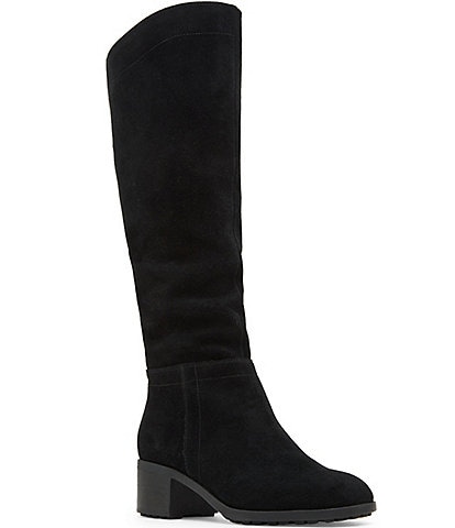 Blondo Tatiana Waterproof Suede Block Heel Tall Boots