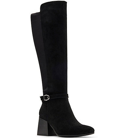 Blondo Twyla Waterproof Suede Stretch Back Tall Boots