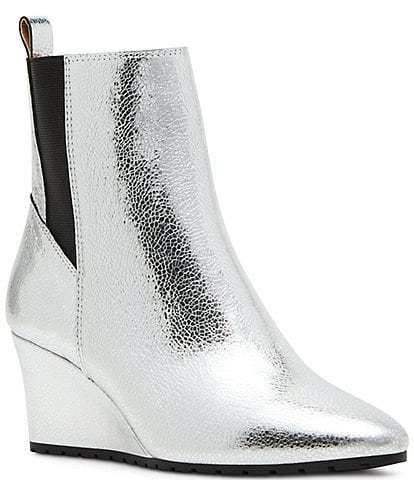 Blondo Veena Waterproof Leather Wedge Booties