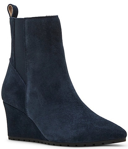 Blondo Veena Waterproof Suede Wedge Booties