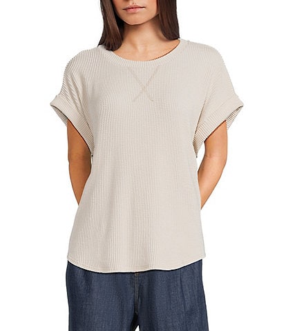 Blu Pepper Knit Short Sleeve Top