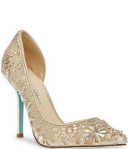 Women s Gold Heels Pumps Dillard s