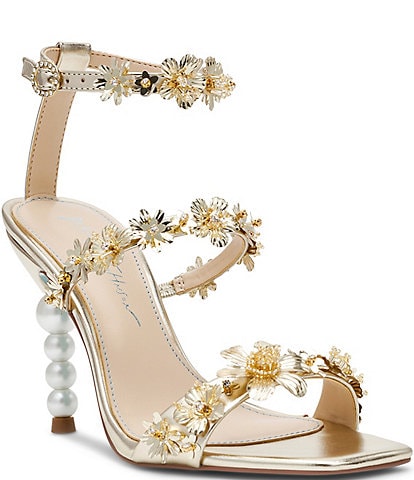 Blue by Betsey Johnson Lorra Metallic Dress Sandals