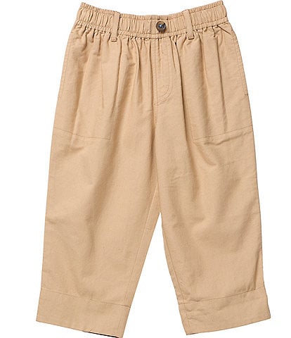 Blue Rooster By Pink Chicken Boys Jackson Canvas Pull On Pants