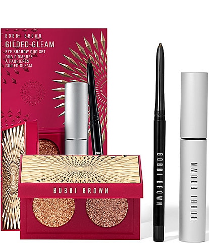 Bobbi Brown Gilded Gleam Eyeshadow Duo, Eyeliner and Mascara Gift Set