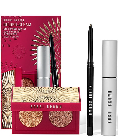 Bobbi Brown Gilded Gleam Eyeshadow Duo, Eyeliner and Mascara Gift Set