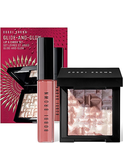 Bobbi Brown Glide-and-Glow Lip Gloss + Highlighter Gift Set