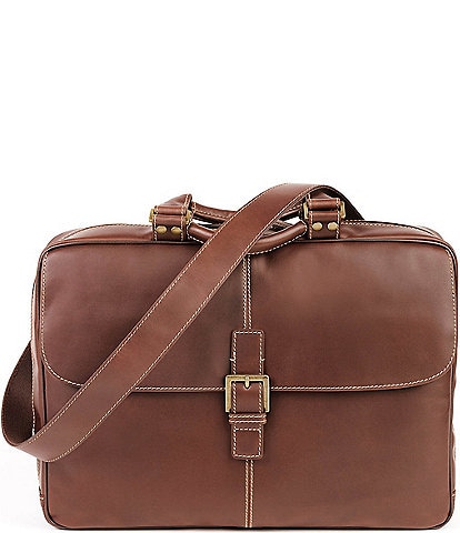 BOCONI Bryant Leather Analyst Briefcase Bag