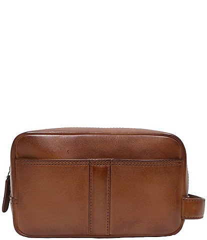 BOCONI Darius Full Grain Leather Travel Kit