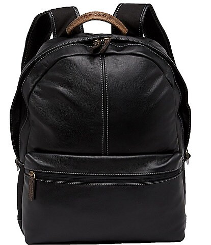 BOCONI Gary Slim Vegetable Tan Leather Backpack