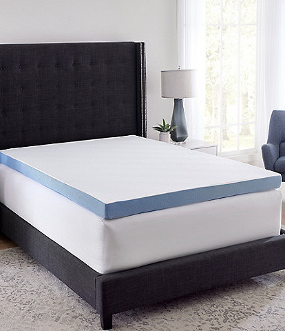 BodiPEDIC 4-Inch Cooling Gel-Infused Memory Foam Mattress Bed Topper