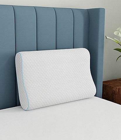 BodiPEDIC AeroFusion Contour Gel-Infused Memory Foam Oversized Bed Pillow