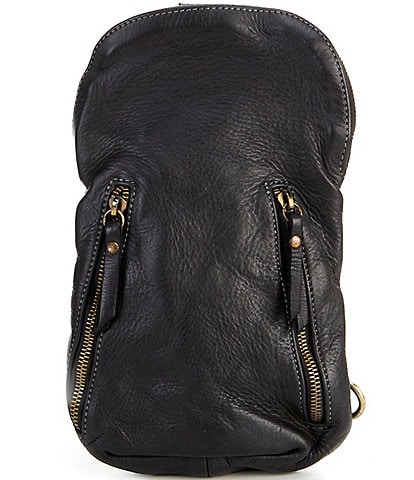 Bolsa Nova Logan Leather Sling Backpack