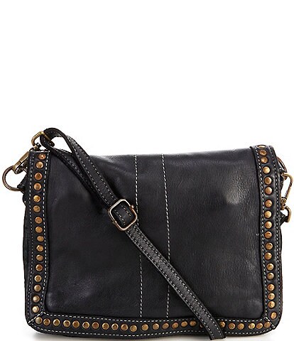 Bolsa Nova Marisa Studded Leather Crossbody Bag