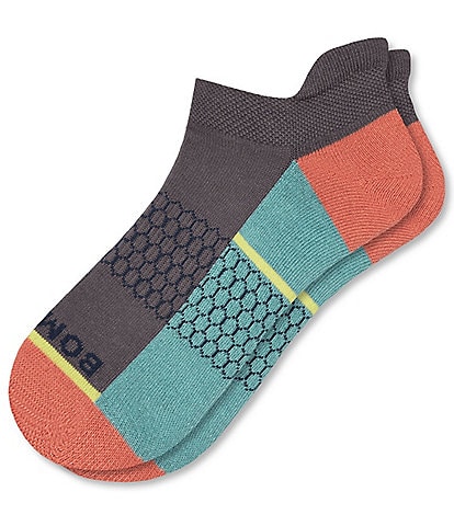 Bombas Half Stripe Color Block Cushioned Ankle Socks