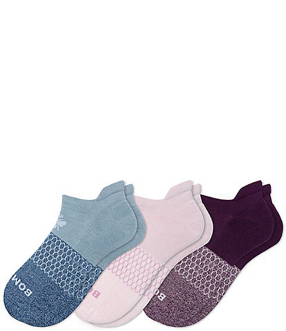  Marl Bee Ankle Socks, 3 Pack