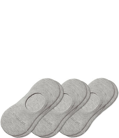 Bombas Solid Lightweight No Show Socks, 3 Pack