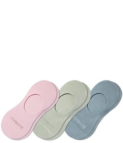 Bombas Solid Lightweight No Show Socks, 3 Pack